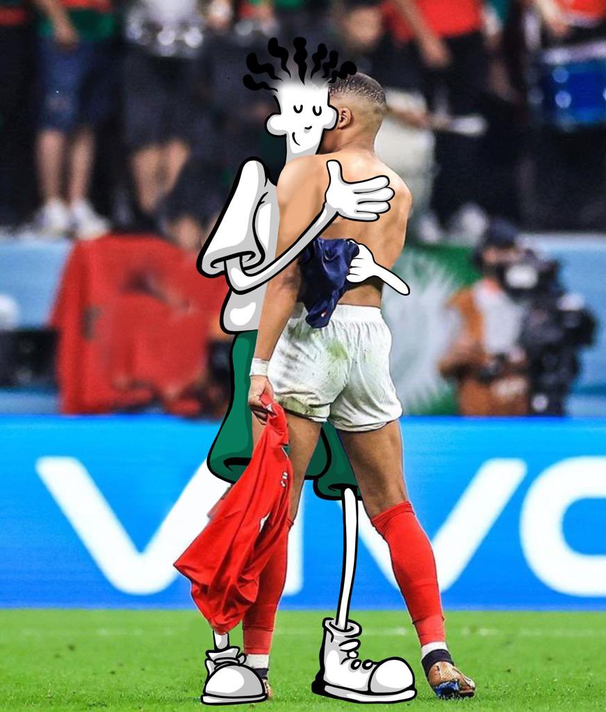 fidodidoofcl's tweet photo. Keep it up lions! 🦁It only gets better from here! 

#FIFAWorldCup | #Qatar2022 | #Morrocco | #FrancevsMorocco https://t.co/08pQWCHM7g