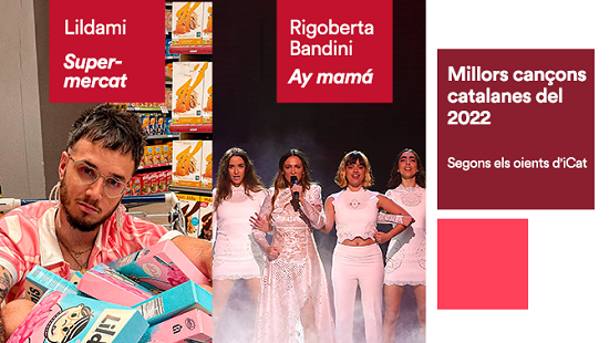 🏅 <a href="/Lildamiboi/">BENTORNAT</a> i <a href="/rigobandini/">Rigoberta Bandini</a> firmen les millors cançons del 2022 pels oients d’@iCatfm   

🗳️  Les han escollit entre dues seleccions de 30 temes musicals diferents: una, de cançons cantades en català, i una altra, en altres llengües

➡️ccma.cat/premsa/lildami…