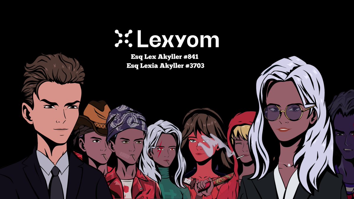We are proud to announce our new Lexyom Law hires. Associate, Esq Lex Liberman [Akyllers #841], &amp; Esq Lexia Remez [<a href="/Akyllers/">VELVED</a>  #3703]. Coming from Big Law with an amazing track record defending major clients, we believe Lex &amp; Lexia will bring value to our Lexyom team. 

LX <> A4L