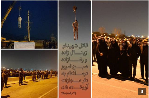 Tremendas imágenes via <a href="/elpais_inter/">EL PAÍS Internacional</a> de la segunda #ejecución en #Iran <a href="/shadisadr/">Shadi Sadr</a> cuenta: "se le negó el acceso a un abogado". elpais.com/internacional/…