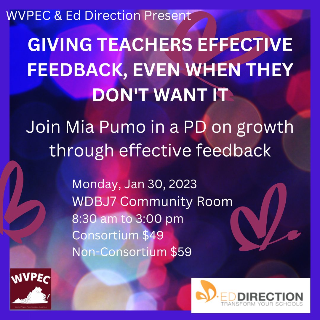 WVaPEC's tweet image. WVPEC &amp;amp; Ed Direction, PD for educators.  Jan 30, 2022.  More info at WVPEC.org, Registration: forms.gle/fxyHWPCwDJQTBV…