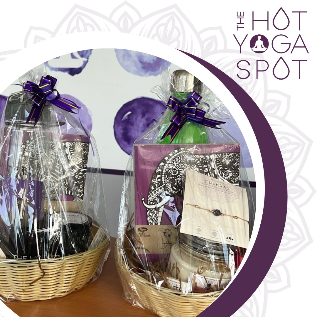 The Hot Yoga Spot on X: One of these beautiful gift baskets could be  yoursor a loved ones 😉 Whether you gift a basket to a friend or to  yourself, grab one