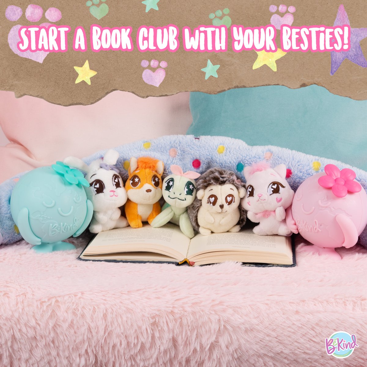 Nothing like cozying up with your earth surprise and your favorite book - anyone up for starting a book club?

#bekind #bekindolls #earthsurprise #bookclub