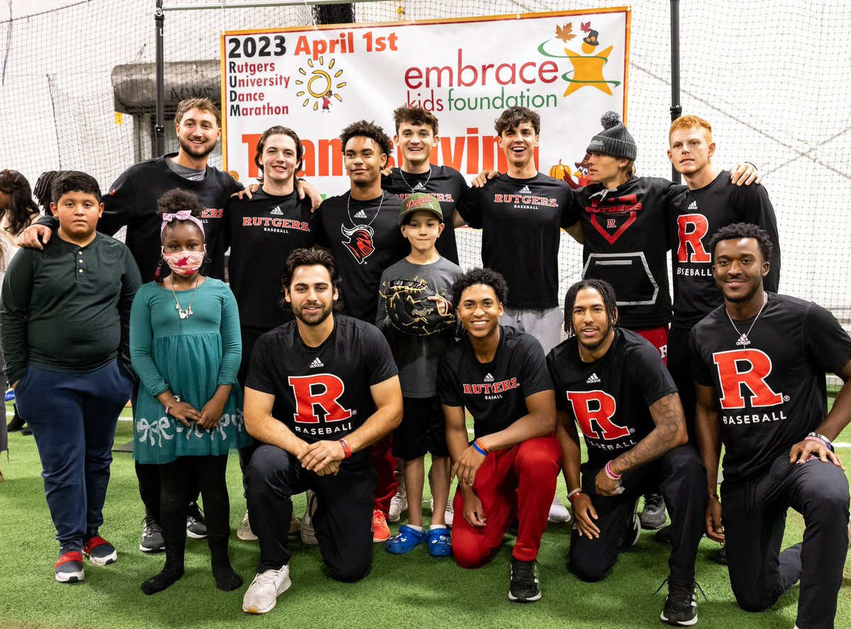 Incredible that <a href="/RUWrestling/">Rutgers Wrestling</a> &amp; <a href="/RutgersBaseball/">Rutgers Baseball</a> come together and support Nico! For years Nico has been paired with wrestling, even sitting with the team during matches. As Nico became a baseball fan, the baseball team adopted him, also! This why RU4Kids is awesome <a href="/RUAthletics/">Rutgers Scarlet Knights</a>