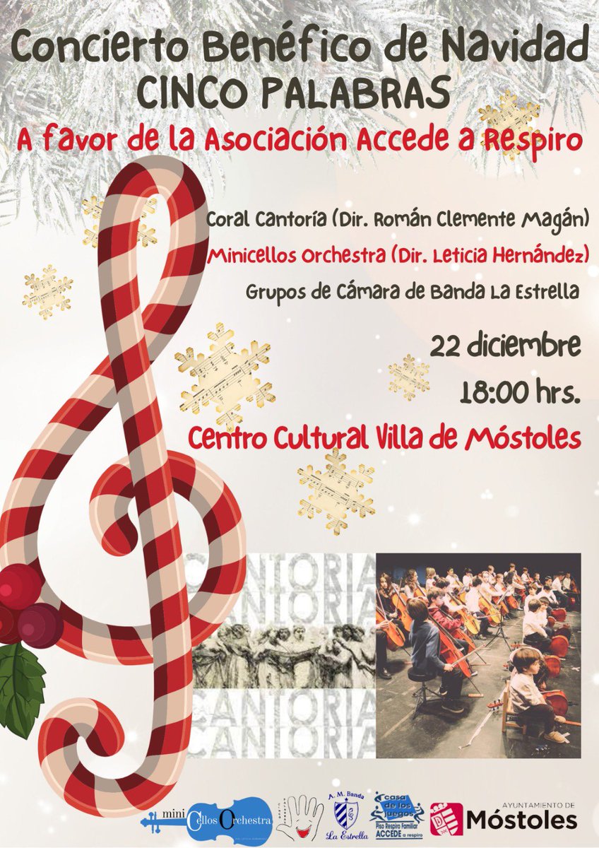 CINCO PALABRAS 🖐🏾 (@5palabras5) on Twitter photo <a href="/OndaCeroSierra/">Onda Cero Sierra</a> con <a href="/moniccaRM/">Mónica Rodríguez</a>
Relato de José María Díaz Gil con las Cinco Palabras de Avelina Lesper.
Concierto de Navidad Cinco Palabras con <a href="/coral_cantoria/">Coral Cantoría</a>
Mercadillos Solidarios.
Nuestro apoyo a <a href="/olVIDAdos_ong/">olVIDAdos</a> y a ACCEDE A RESPIRO <a href="/ARespiro/">Accede a Respiro</a>
lavozdelasierra.es/2022/12/15/mas… <a href="/OndaCeroSierra/">Onda Cero Sierra</a> con <a href="/moniccaRM/">Mónica Rodríguez</a>
Relato de José María Díaz Gil con las Cinco Palabras de Avelina Lesper.
Concierto de Navidad Cinco Palabras con <a href="/coral_cantoria/">Coral Cantoría</a>
Mercadillos Solidarios.
Nuestro apoyo a <a href="/olVIDAdos_ong/">olVIDAdos</a> y a ACCEDE A RESPIRO <a href="/ARespiro/">Accede a Respiro</a>
lavozdelasierra.es/2022/12/15/mas…