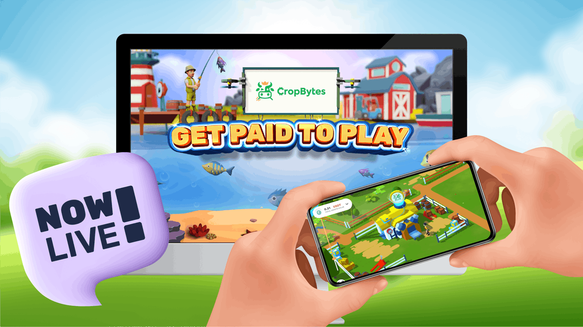 CropBytes's tweet photo. CropBytes: Get Paid To Play - Now Live!📣

Earn real money by playing. That's right, you can help out farm owners in our game and get paid in $CBX. Our unique #f2p and #p2e model is built on sustainable economics and you can trust that it will stand the test of time.

🧵👇 https://t.co/btM2IAfYYh