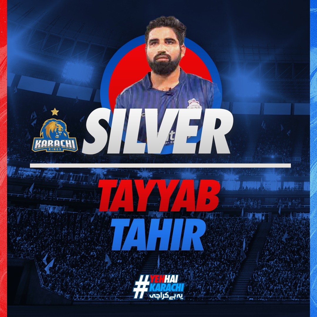 KarachiKingsARY's tweet photo. ⚪Silver – Round 1: Tayyab Tahir joins the #KingsSquad. Welcome to the Kings family! 🙌

#YehHaiKarachi | #HBLPSLDraft | #HBLPSL8 https://t.co/sMGvjRpbU5