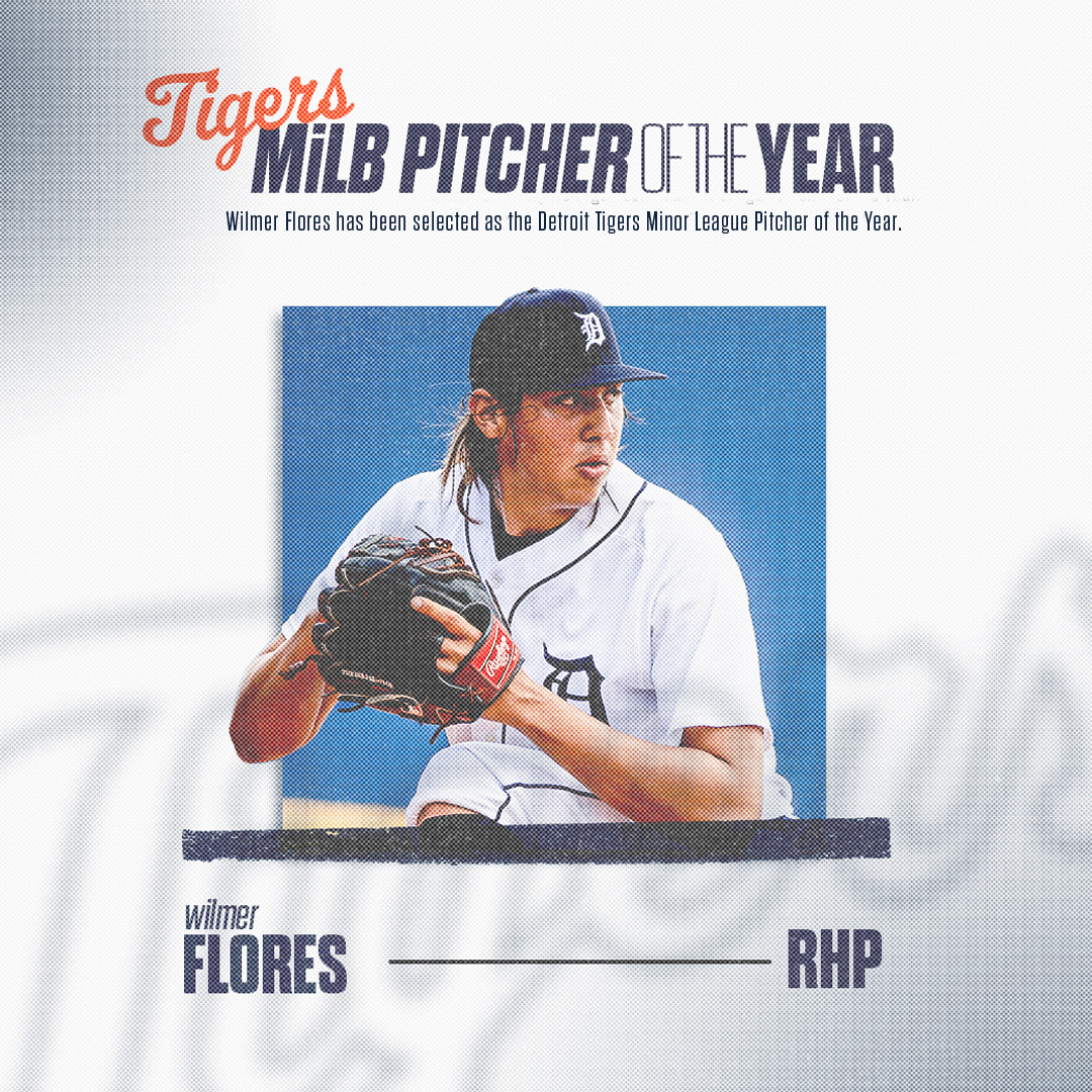Detroit Tigers Player Development (@roadtodetroit) on Twitter photo Congratulations to Kerry Carpenter and Wilmer Flores, the <a href="/tigers/">Detroit Tigers</a>' 2022 Minor League Player and Pitcher of the Year! Congratulations to Kerry Carpenter and Wilmer Flores, the <a href="/tigers/">Detroit Tigers</a>' 2022 Minor League Player and Pitcher of the Year!