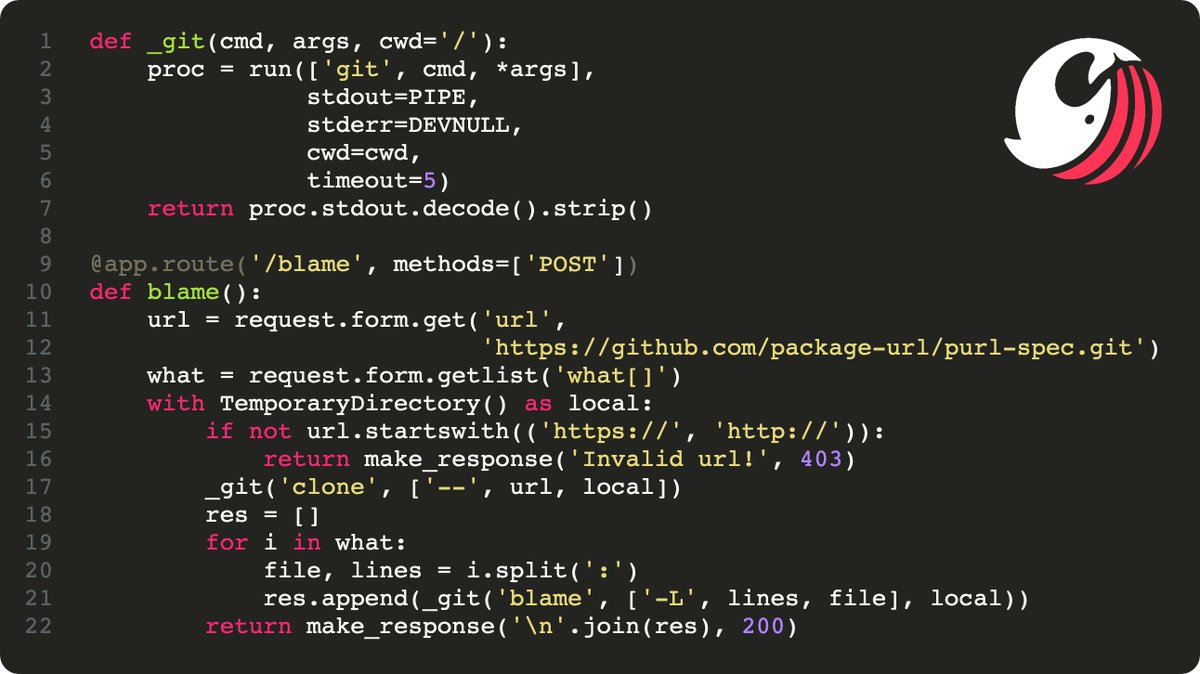 Sonar_Research's tweet image. Can you spot the vulnerability? #codeadvent2022 #Python
Who's to blame for this bug?
sonarsource.com/knowledge/code…