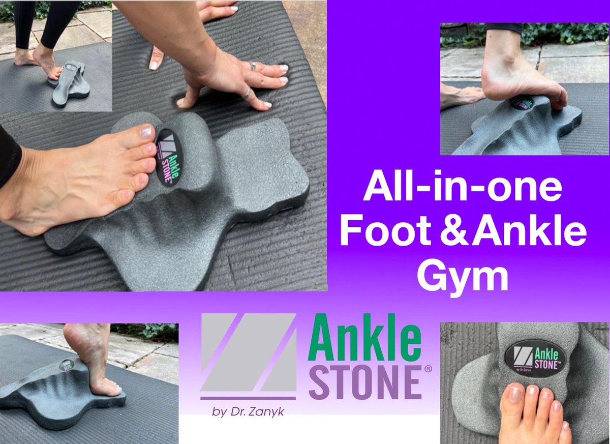 mzanyk's tweet photo. AnkleSTONE® in your daily conditioning regimen will help relieve pain, strengthen soft tissue and improve flexibility to restore range of motion. Check out: https://t.co/Lv3GsN7jC7. #footinjuries #sportsinjury #achillesruptures #plantarfasciiti https://t.co/JOOxqLMZJu
