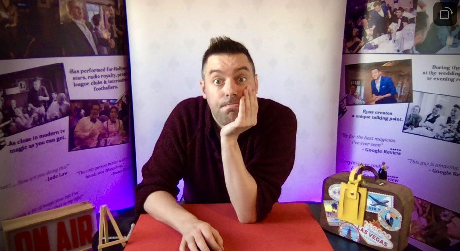 RussAppleby's tweet image. Relearning one of the virtual shows I wrote for a couple of clients. First up, UAE tomorrow afternoon.

#VirtualMagic #VirtualMagician
#Videocallmagician #VirtualMagicShow
#ZoomMagic #VirtualMagicShows
#thingstodoinlockdown #Zoom
#LockdownEntertainment
#ZoomMagician