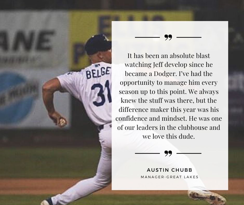 Dadgum, this one stings! Jeff Belge is an absolute cream of the crop dude &amp; an equally as talented pitcher. Hate to see him go, but super excited about his new opportunity. Best of luck <a href="/j_belge/">Jeff Belge</a> you'll be missed. Here's what <a href="/AustinChubb/">Austin Chubb</a> his manager had to say about him. #dodgers
