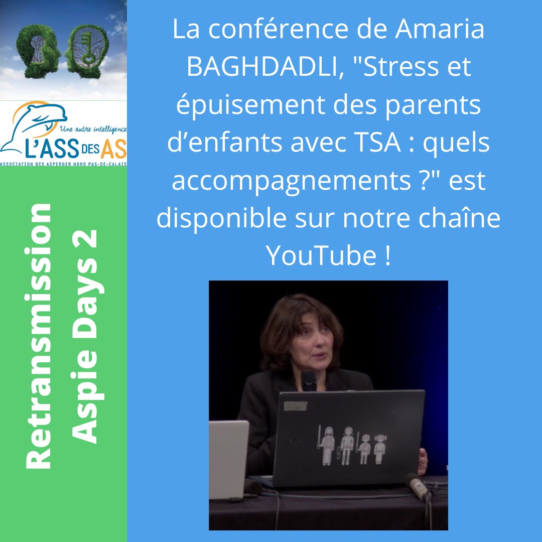 Cette semaine, nous vous proposons la mise en ligne de la conférence « Stress et épuisement des parents d’enfants avec TSA : quels accompagnements ? » présentée par Amaria Baghdadli : youtu.be/ZIDgvX65EAQ
.
#amariabaghdadli #stress #epuisement #autisme #assdesas #association