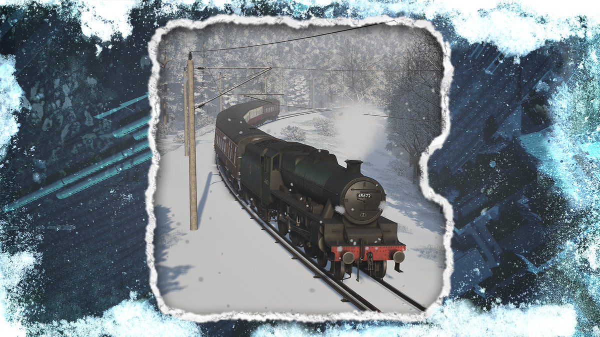 trainsimworld's tweet photo. Do you think you have what it takes,
To ready your aim and camera skill,
Capture trains over icy lakes;
Make a masterpiece of festive chill.  📸❄️

🚂🎄❄️ Share a snow-themed screenshot of TSW in the replies below! ❄️🎄🚂 

#TrainSimWorld #12DaysofTSW https://t.co/1mY0fIQG3u