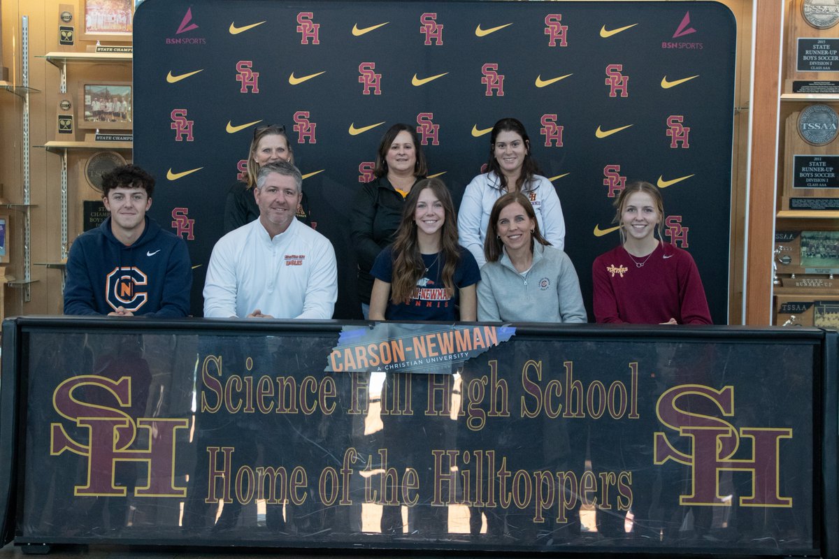 SHToppersATH's tweet photo. Congratulations to Science Hill senior Leah McBride for signing to continue her academic and tennis careers at Carson-Newman University on Monday!
#TopperForLife #PartOfTheHill https://t.co/gQwhXrNRKe