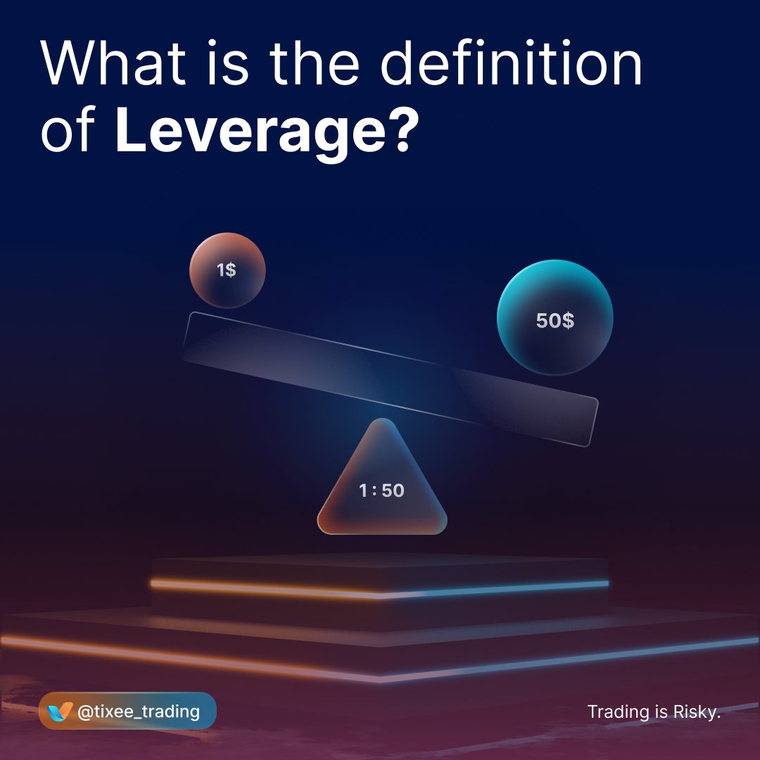 tixeetrading's tweet photo. Leverage offers traders greater exposure to an asset. 
For example, with 1:10 leverage, you can open positions 10x greater than your deposit. 

The downside? It can boost your profits as well as your losses!
-
#tixee #tixeetrading #truetothemarket #forextrader #explainingtrading https://t.co/4H6CvddX2h