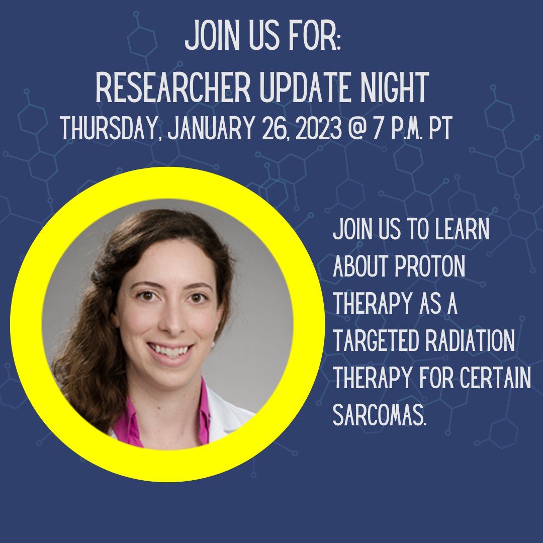 nwsarcoma (@nwsarcoma) on Twitter photo Thurs, Jan. 26, learn about Proton Therapy by Dr. Stephanie Schaub with <a href="/fredhutch/">Fred Hutch Cancer Center</a> and how it may be used as a form of targeted radiation therapy for Sarcoma patients.
#nwsarcoma, #dragonslayersunite, #fredhutch Thurs, Jan. 26, learn about Proton Therapy by Dr. Stephanie Schaub with <a href="/fredhutch/">Fred Hutch Cancer Center</a> and how it may be used as a form of targeted radiation therapy for Sarcoma patients.
#nwsarcoma, #dragonslayersunite, #fredhutch