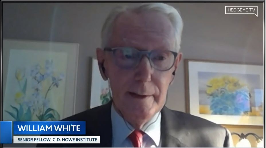 Hedgeye's tweet image. WEBCAST

&quot;In 2003, at Jackson Hole, we presented a paper. We felt for ages and ages that the willingness to live with a very rapid buildup of credit and debt was something that would come back to haunt us.&quot;

William White to @DiMartinoBooth

Free access: bit.ly/3j8wkms