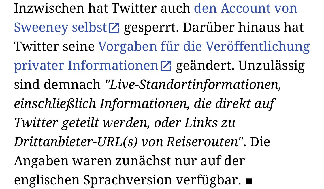 Also in anderen Worten, jeder der <a href="/Traewelling/">Mastodon: @traewelling@chaos.social</a> Links auf Twitter postet, verstösst neu gegen die Twitter Richtlinien?! 🤔🫣