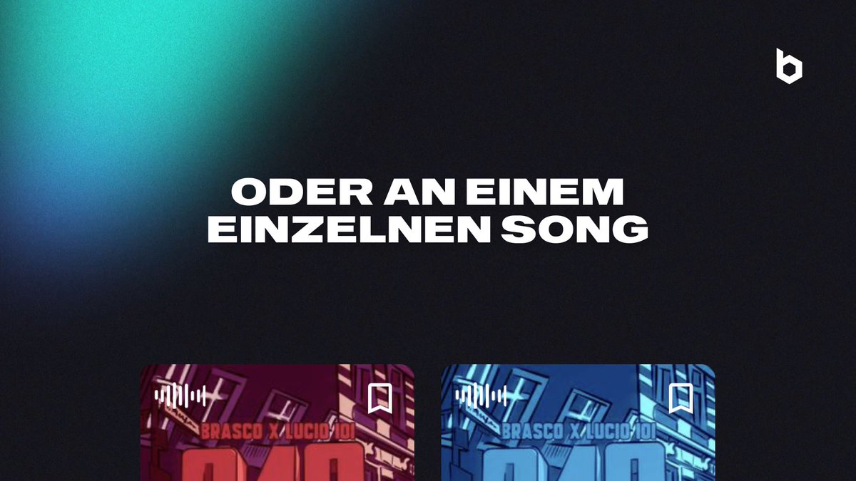 biddz_io's tweet image. Heute 18:00 UHR 💯 Brasco x Lucio101 💙

app.biddz.io 👈

#deutschrap #MusicNFTs