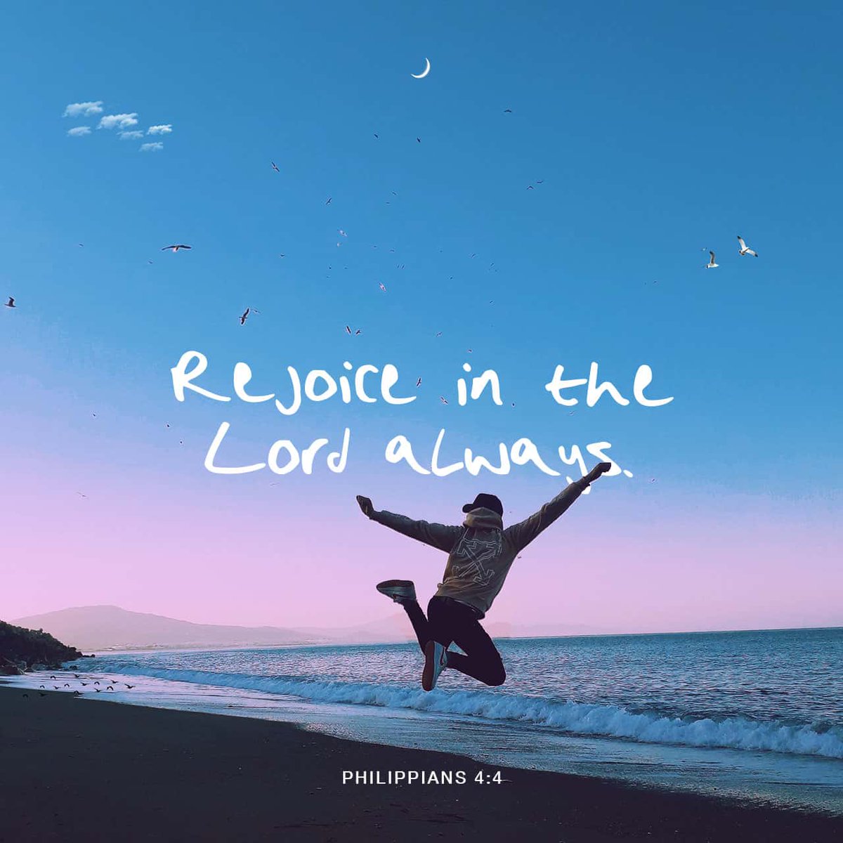 Rejoice in the Lord always. I will say it again: Rejoice!
Philippians 4:4 NIV

bible.com/verse-of-the-d…