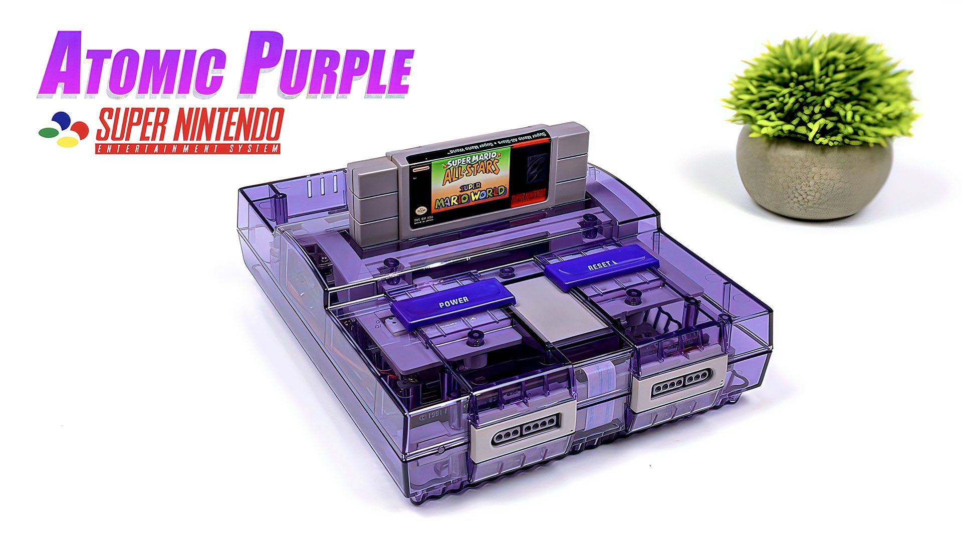 Etaprime on X: These New Atomic Purple Super Nintendo Shells Are