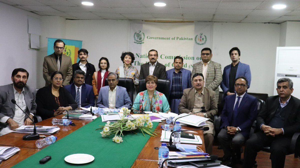 NCRC_Pakistan's tweet photo. 5th #NCRC commision meeting with representation frm @mohrpakistan @ForeignOfficePk @MOIPakistan  @nchrofficial @ncswpk provincial provincial commissions.Productive meeting with approvals on key issues. NCRC highly appreciates all the commission members for support @NAofPakistan https://t.co/BxLf0H9CbV
