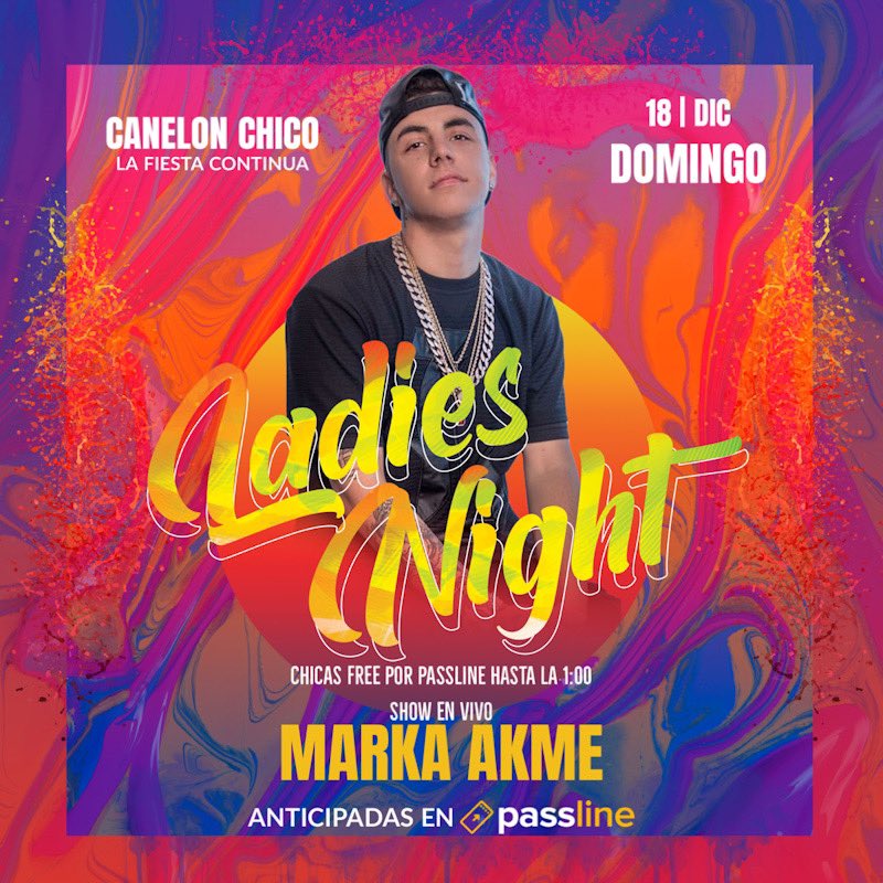 spacium's tweet photo. Retweet y participas en el sorteo de entradas para este #domingo 18 en #CanelonChico con #MarkaAkme en vivo
Anticipadas acá 👉🏻 https://t.co/0Py917pHg9 https://t.co/UamnytBlOR