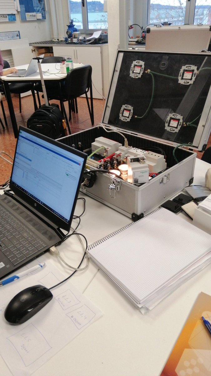 KNX Homelink eta eibport ikastaroa martxan 💪