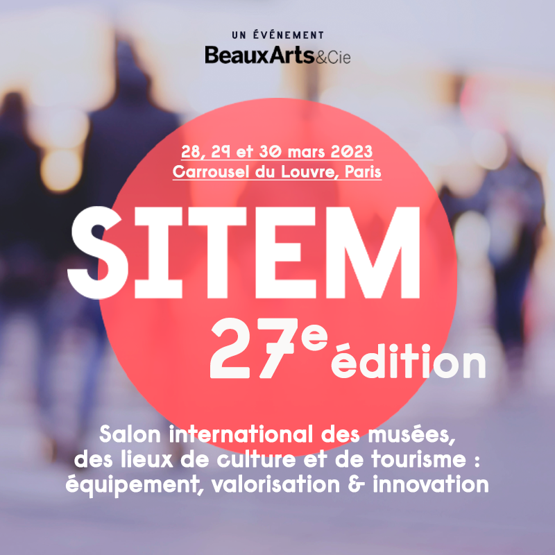 salonsitem's tweet photo. 📢Réservez dès à présent votre stand au 
@salonsitem
 et participez au rendez-vous B2B incontournable des secteurs muséal, patrimonial et touristique !

📅 28, 29 &amp; 30 mars 2023
📍Carrousel du Louvre, Paris
🎟Informations et inscriptions sur https://t.co/69clNMwDsx https://t.co/0p95tCqp5J