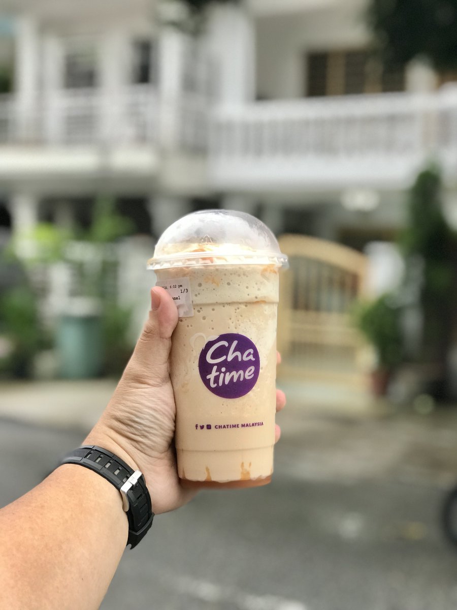 KerryMuzikMan's tweet photo. Salted Caramel Frappe @ChatimeMY https://t.co/aHKE5aKhHW