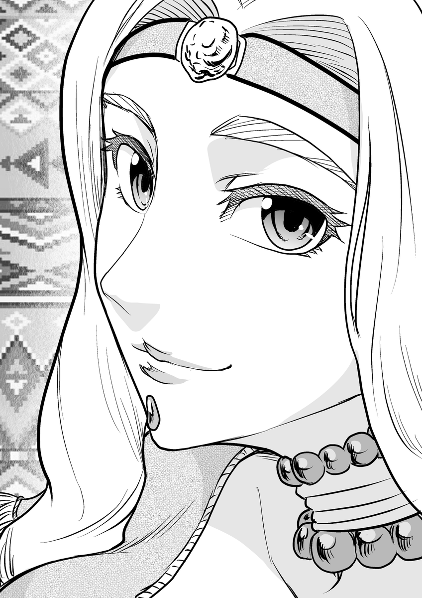 今日のアルカイックスマイルお姉さん 
