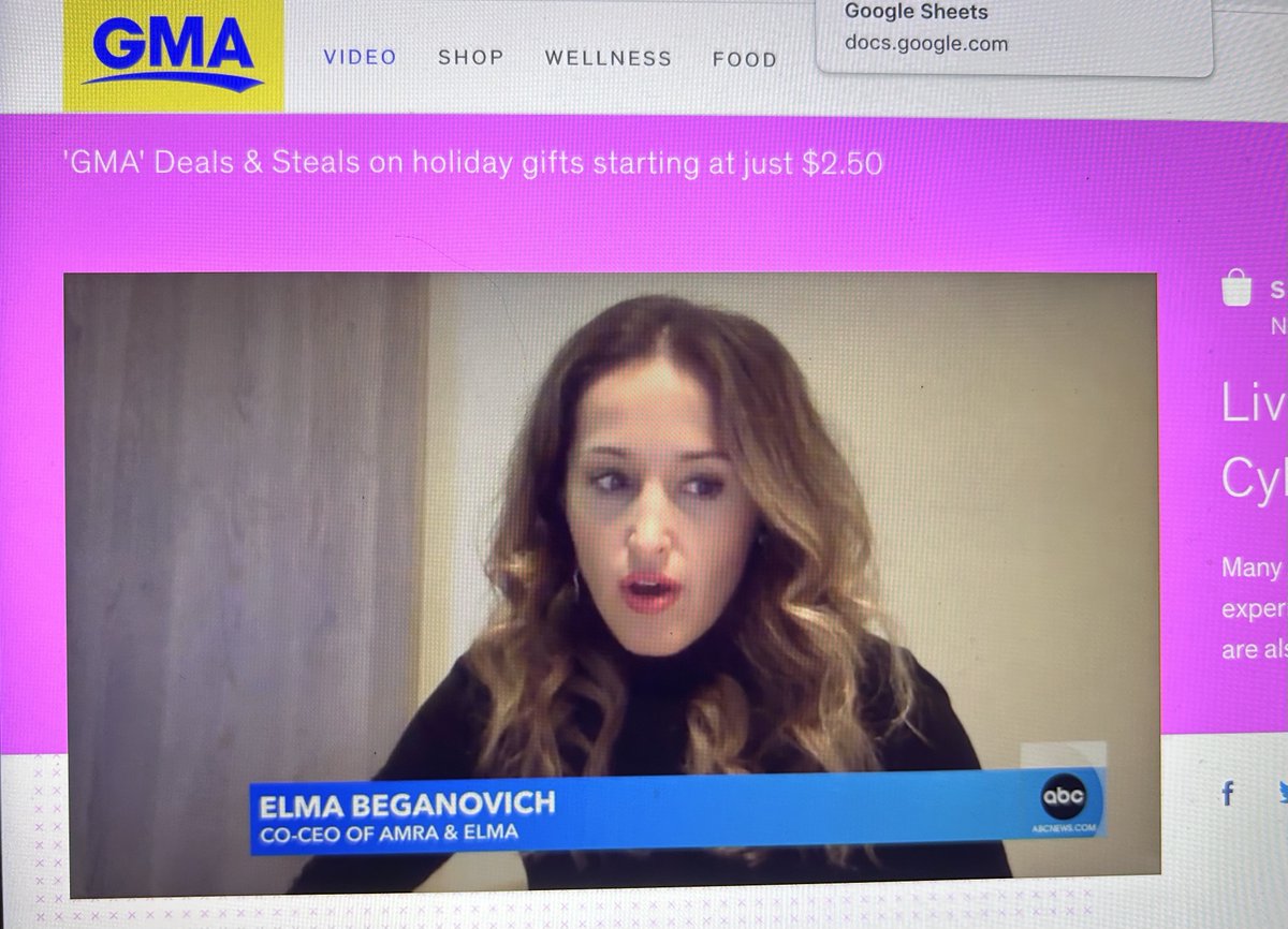 So honored 🙏 you to <a href="/GMA/">Good Morning America</a> and <a href="/ABC/">ABC News</a> and the talented and creative  <a href="/kendallcoughlin/">kendallcoughlin</a>
 for this interview where we discuss influencer marketing x live-stream shopping  -  goodmorningamerica.com/Shop/video/liv…