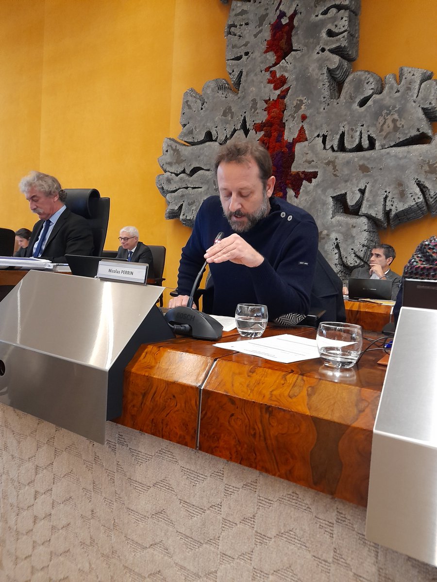 GroupeEFC_CD35's tweet image. Intervention de Nicolas Perrin sur le rapport relatif au développement durable :
➡️pour un aménagement du territoire cohérent, en lien avec nos ressources 
➡️une trajectoire carbone de -20% 
➡️être un acteur innovant de la bifurcation écologique
Texte complet 👇