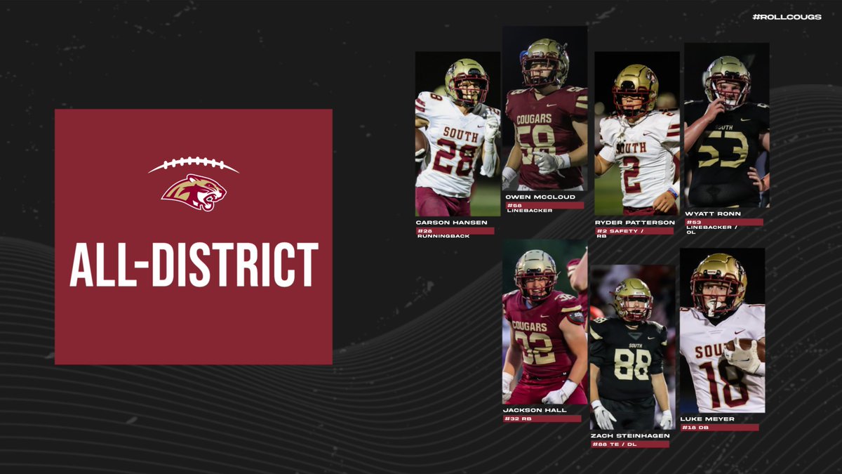 <a href="/CarsonHansen21/">Carson Hansen</a> <a href="/OwenMcCloud1/">Owen McCloud</a> <a href="/RPatt23/">Ryder Patterson</a> <a href="/WRonn53/">Wyatt Ronn</a> <a href="/dorner_jacob/">Jacob Dorner</a> <a href="/ZachSteinhagen/">Zach Steinhagen</a> &amp; Luke Meyer all were named to the All-District Team