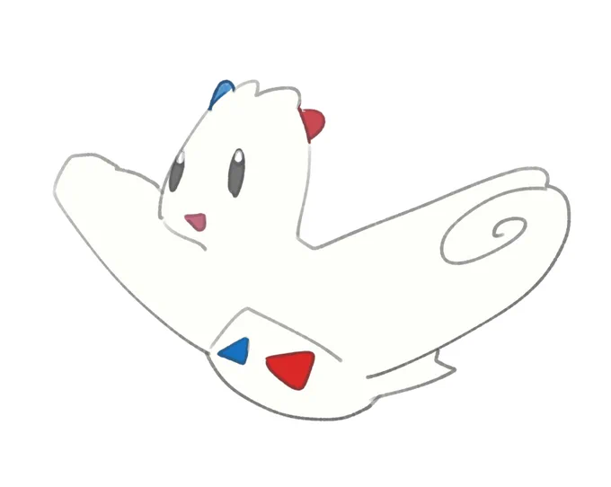 描いてと言われたので描きました!俺トゲキッスです 