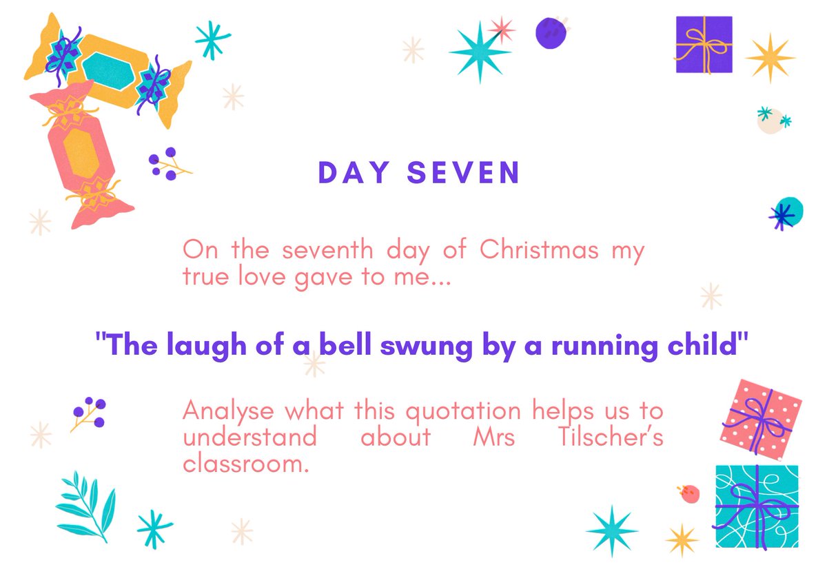 scot_text's tweet image. Days six and seven are up folks 🔔 

#12DaysofChristmas #ScotText #N5English #HEnglish #Duffy #Revision