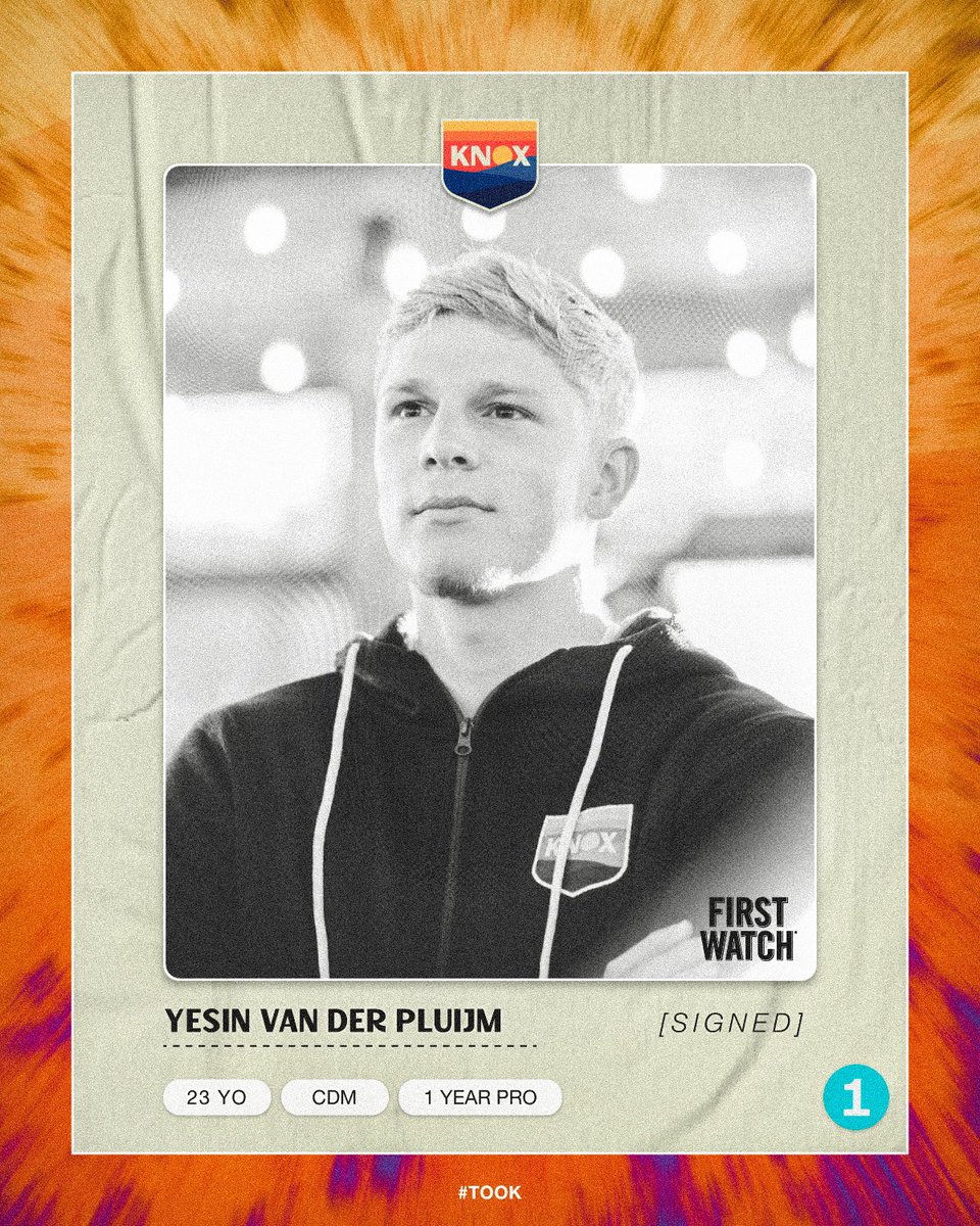 SIGNED: More Championship Experience. Yesin van der Pluijm re-joins his former college coach in Knoxville. Spending last season in the USL Championship with Colorado Springs, Yesin arrives hungry to make an impact.