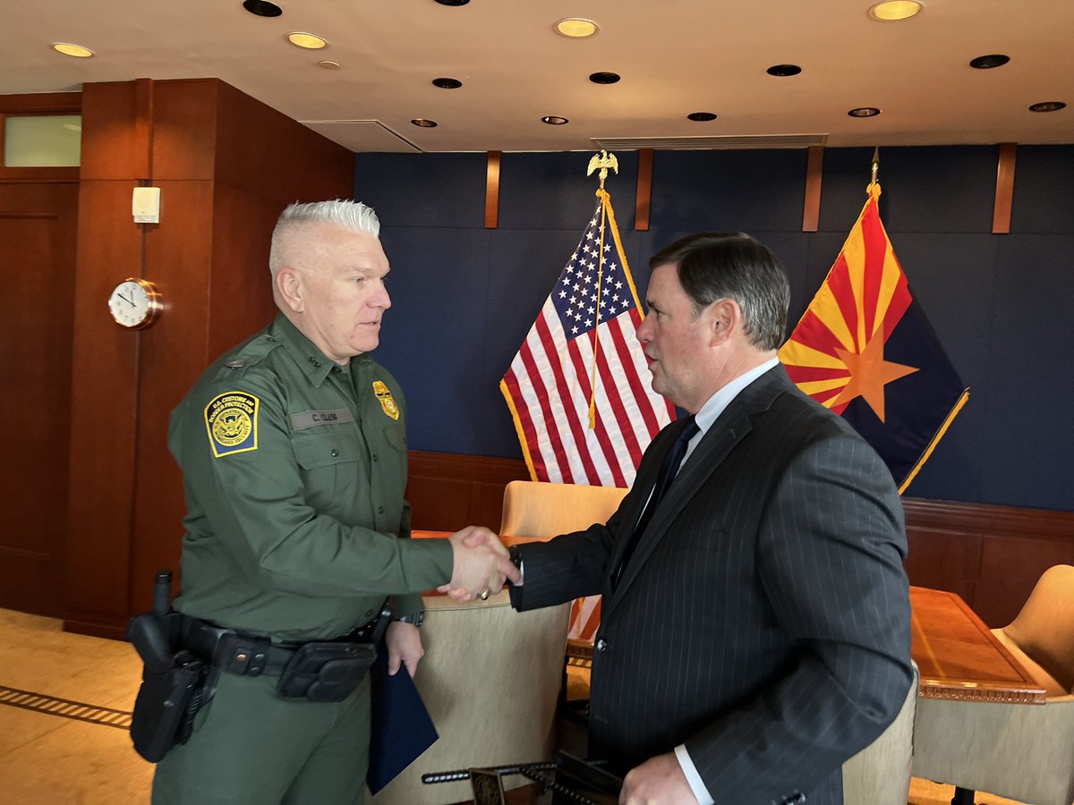 Doug Ducey on Twitter "Yuma Sector Border Patrol Chief Chris Clem’s
