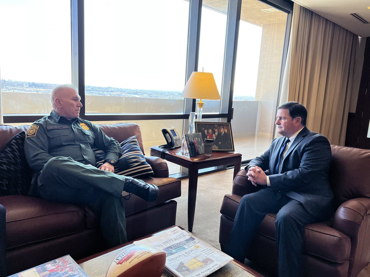 Yuma Sector Border Patrol Chief Chris Clem’s efforts to secure the border and protect the Yuma community have been invaluable to our state – and nation. We’re grateful for his partnership and the expertise he brought from his 25+ years of working in Border Patrol. @USBPChiefYUM
