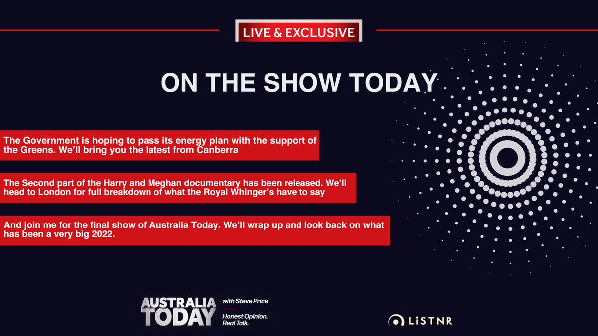 Tune in from 9am AEDT
🎙📞📻