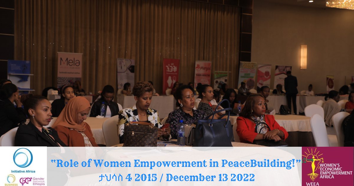 A community where women &amp; men enjoy life equally can also contribute 2 peace building. When women are empowered &amp; able to participate fully in society, they can bring unique perspective &amp; set of skills to the table.
<a href="/B4Pinitiative/">Initiative Africa (IA)</a> <a href="/AdeyPads/">Adey Pads አደይ አበባ የሚታጠብ የንጽህና መጠበቂያ(ሞዴስ)</a> <a href="/YetenaW/">Yetena Weg / የጤና ወግ</a> <a href="/EngenderHealth/">EngenderHealth</a> <a href="/Dr_MeliktePW/">Dr. Melikte Paulos</a>