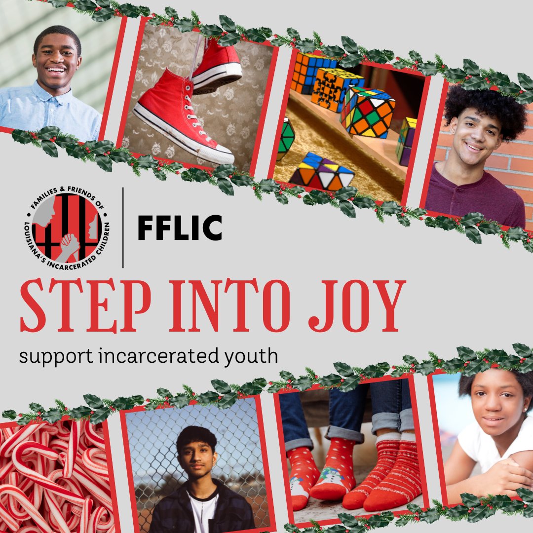 fflicla's tweet image. With your help FFLIC is delivering gifts to youth prisons across the state. This small gesture of caring can mean the world to a young person who is facing the challenges of isolation and separation from family. Your donation can help at: fflic.org #stepintojoy