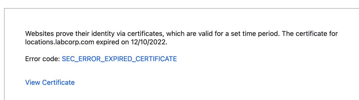 spencer_wise's tweet photo. @Labcorp Let your IT team know! https://t.co/9DMMJ3vSEy