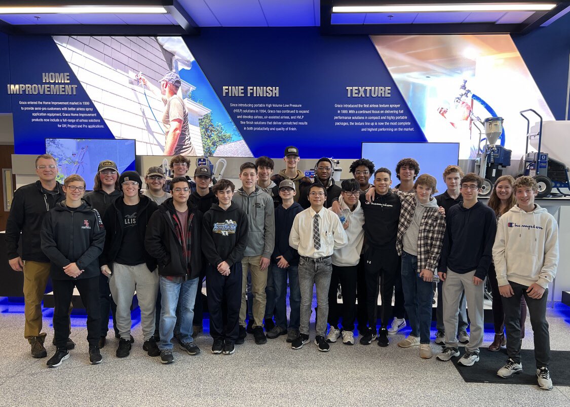 ERHS Gr. 11 students participating in Job Shadow Day today. Dozens of businesses welcoming our students to meaningful career discussions! Thank u for providing the experience! Treadstone financial &amp; GRACO pics. #CareerInterest #ItsGood2BeAnElk <a href="/ISD728/">ISD 728</a> @bittmand <a href="/karirock4/">Dr. Kari Rock</a>