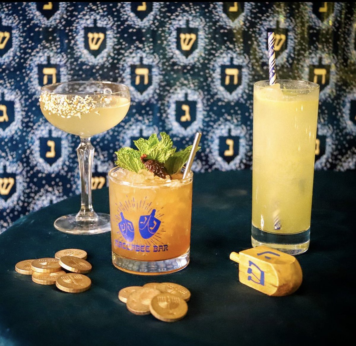Have you visited the Maccabee Bar at Noir <a href="/NoirCambridge/">Noir Bar</a> yet? Come check out Boston's first Hanukkah Pop Up bar, open until December 30th!