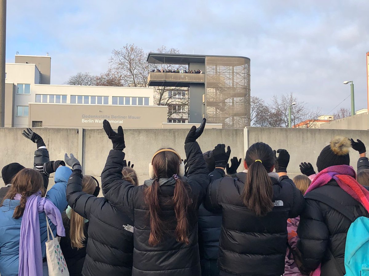 History_WHS's tweet photo. Berlin it has been a while and we’ve missed you but wow it’s great to be back! Our 71 historians and germanists have had a fabulous day, and are now surveying the city from the top of the TV tower. https://t.co/QP9rGQJQ8q
