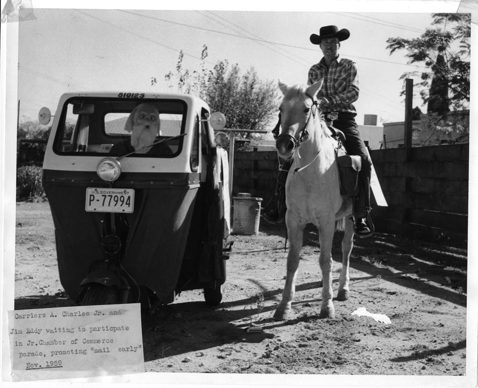 phftucson's tweet photo. Pictures from an old "Mail Early for Christmas" campaign for #ThrowBackThursday. #TBT See our digital exhibit at the Arizona Memory Project for more postal campaign pictures like these! https://t.co/mYjDEIXbLs #philately #phftucson https://t.co/g0TASsbvaJ