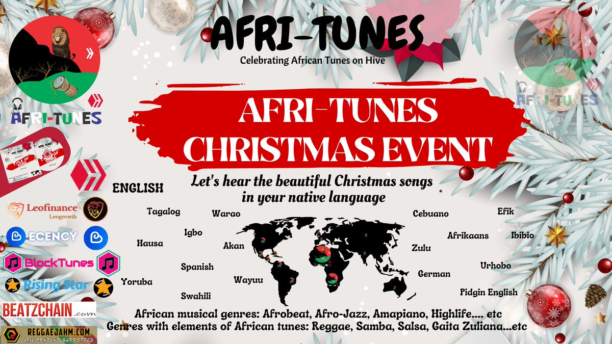 afri_tunes's tweet photo. https://t.co/quAcMBMGz0
#Afritunes #Special #Christmas #Event on #hive
The music of the prize winner will be minted as #NFT on @AtomCollector Rising Star game.
#Hive #music #tunes #ecency #blocktunes #3speak #sing2earn #web3 #blockchain #crypto #nftmusic #NFTCommunity https://t.co/aHY6ppeqHq