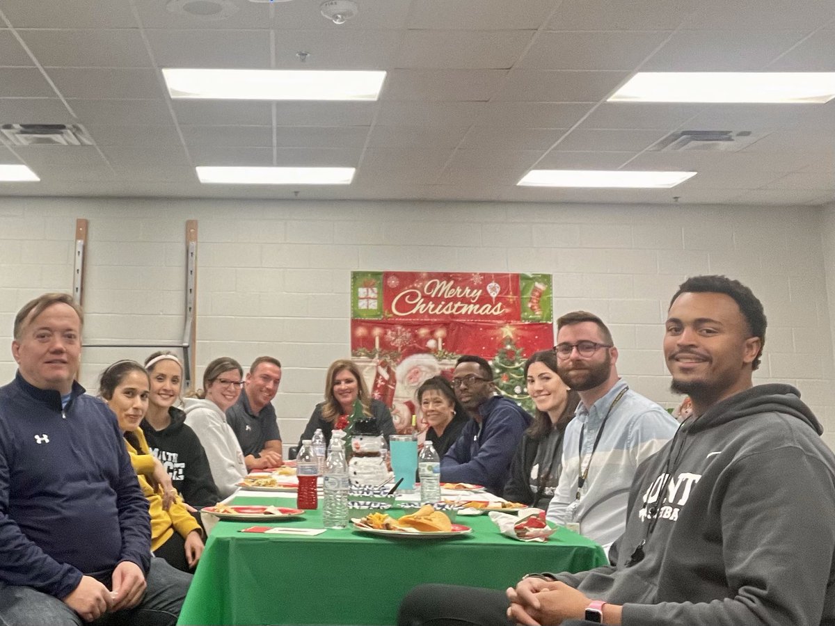 McmathGirls's tweet photo. Great day celebrating the holidays with our awesome coaching staff! 🎄🎁🎅🏾🤶🏻@DentonISDSports https://t.co/ldctahHXJV